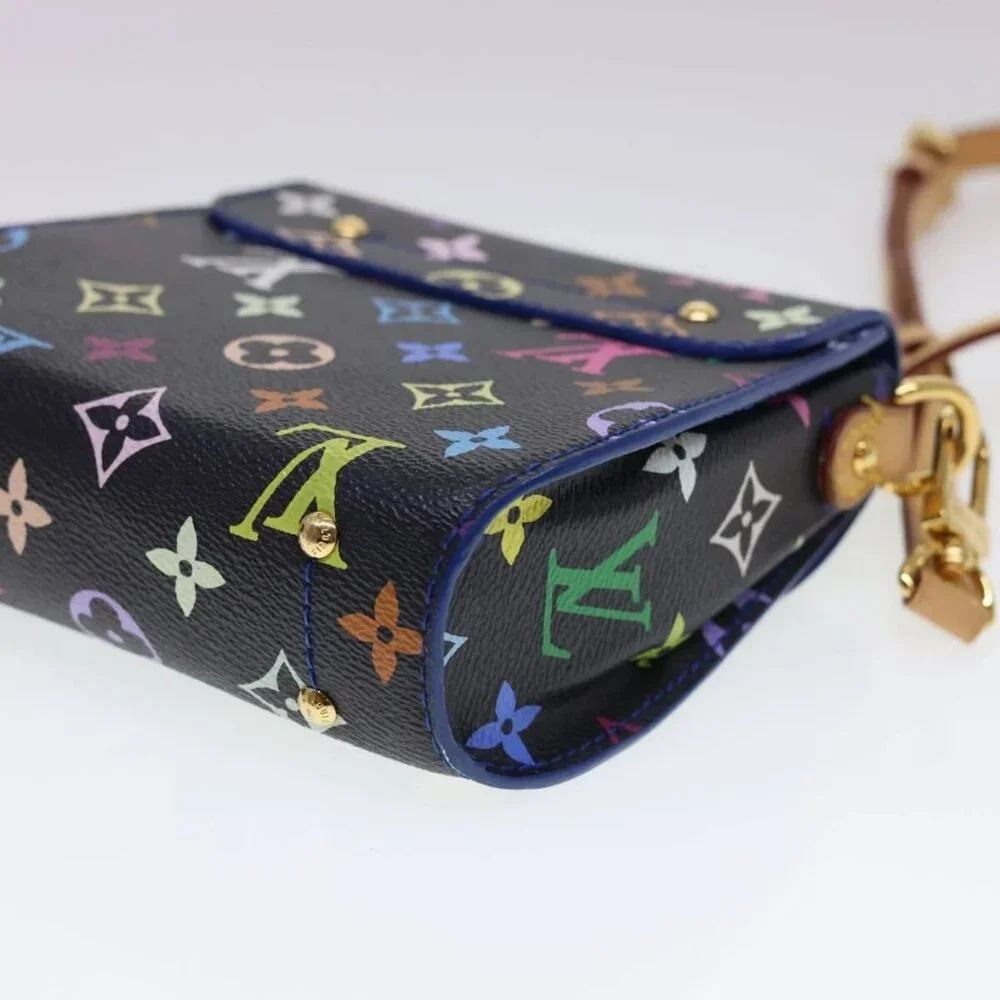 LOUIS VUITTON Multicolor Heart Breaker Shoulder Bag Black M40659 LV Auth 40032SM